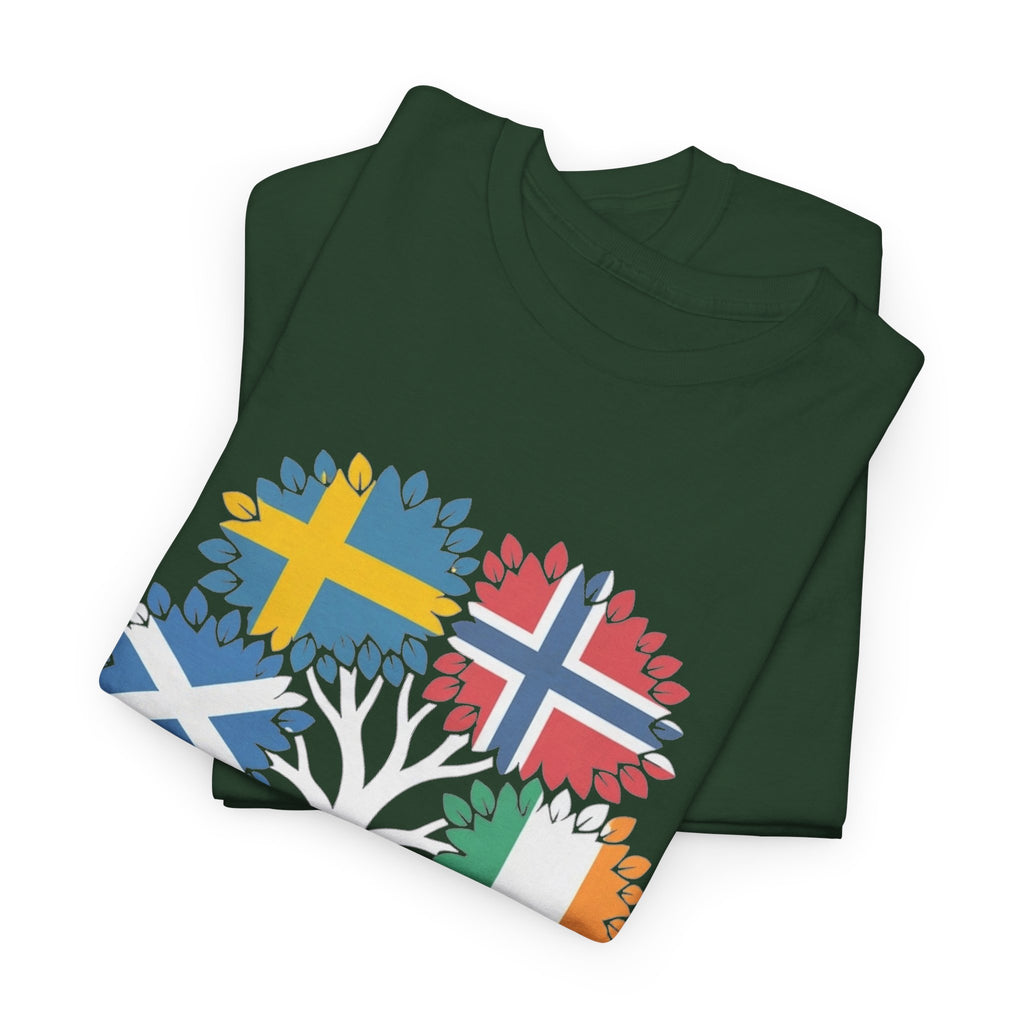 My Roots Run Deep — North Atlantic Flag Tree Tee