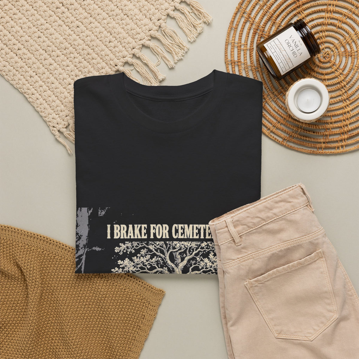 I Brake for Cemeteries Tee