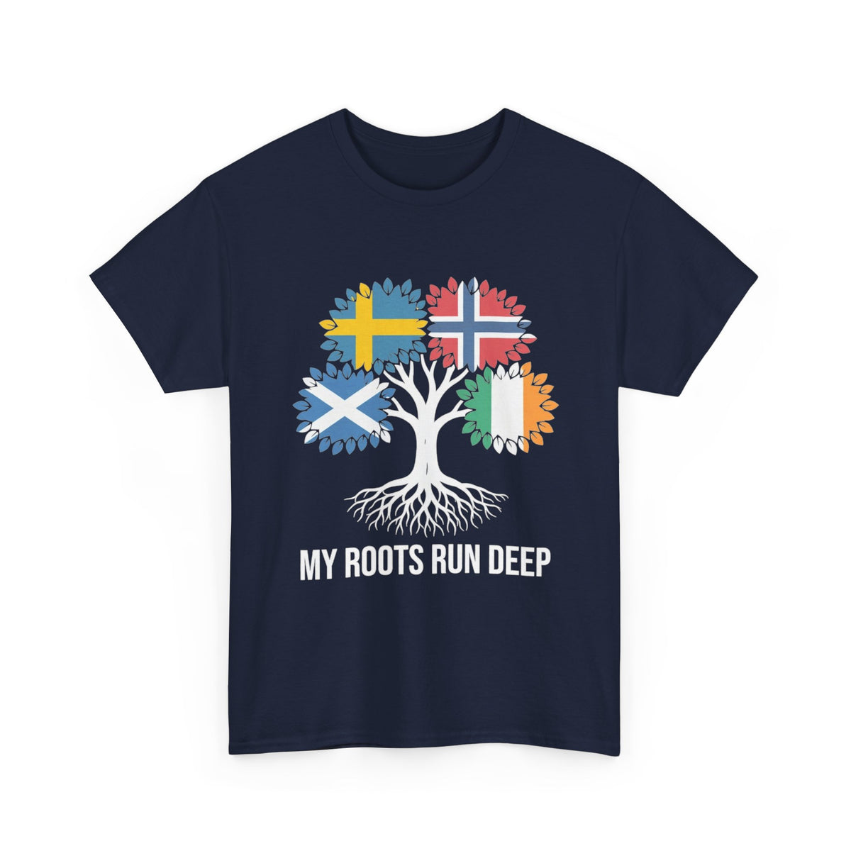 My Roots Run Deep — North Atlantic Flag Tree Tee