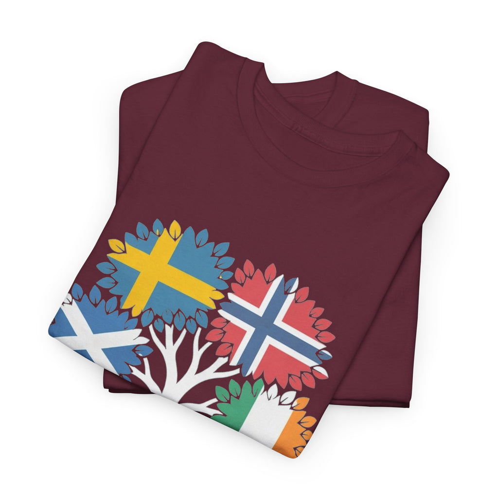 My Roots Run Deep — North Atlantic Flag Tree Tee