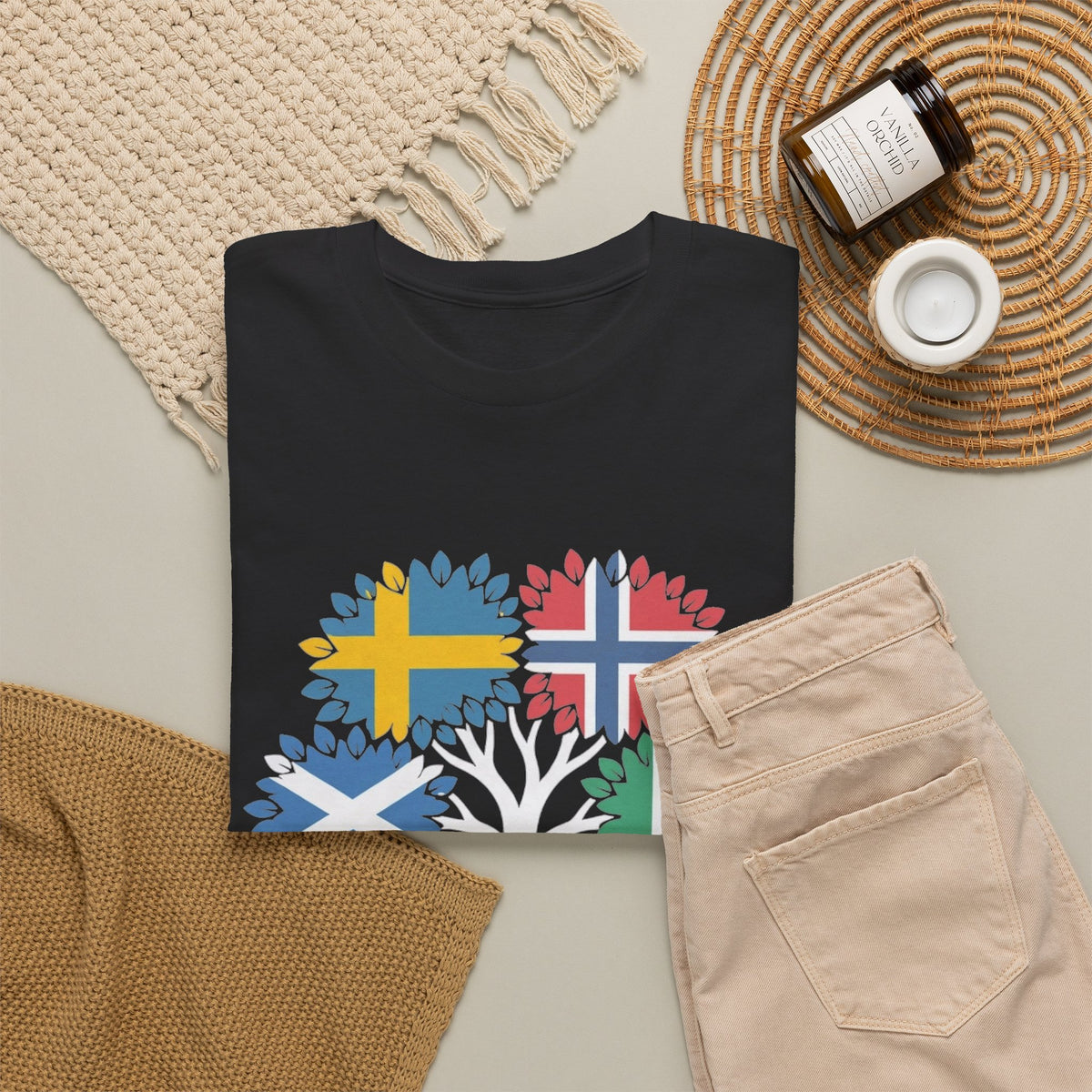 My Roots Run Deep — North Atlantic Flag Tree Tee