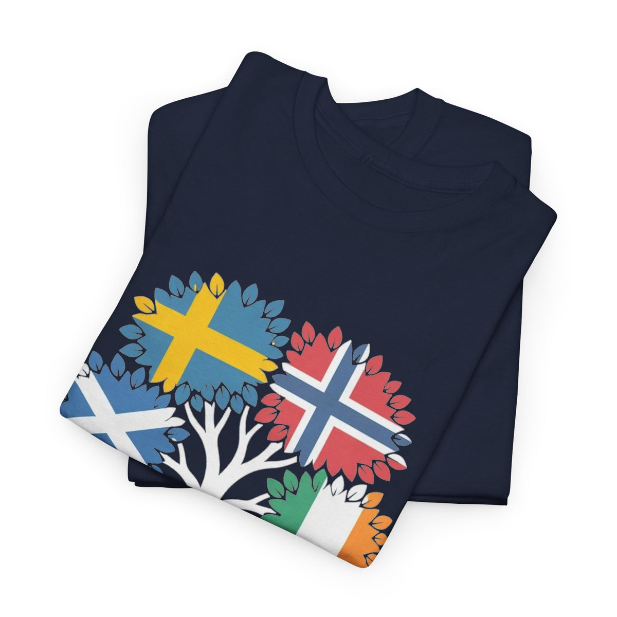 My Roots Run Deep — North Atlantic Flag Tree Tee