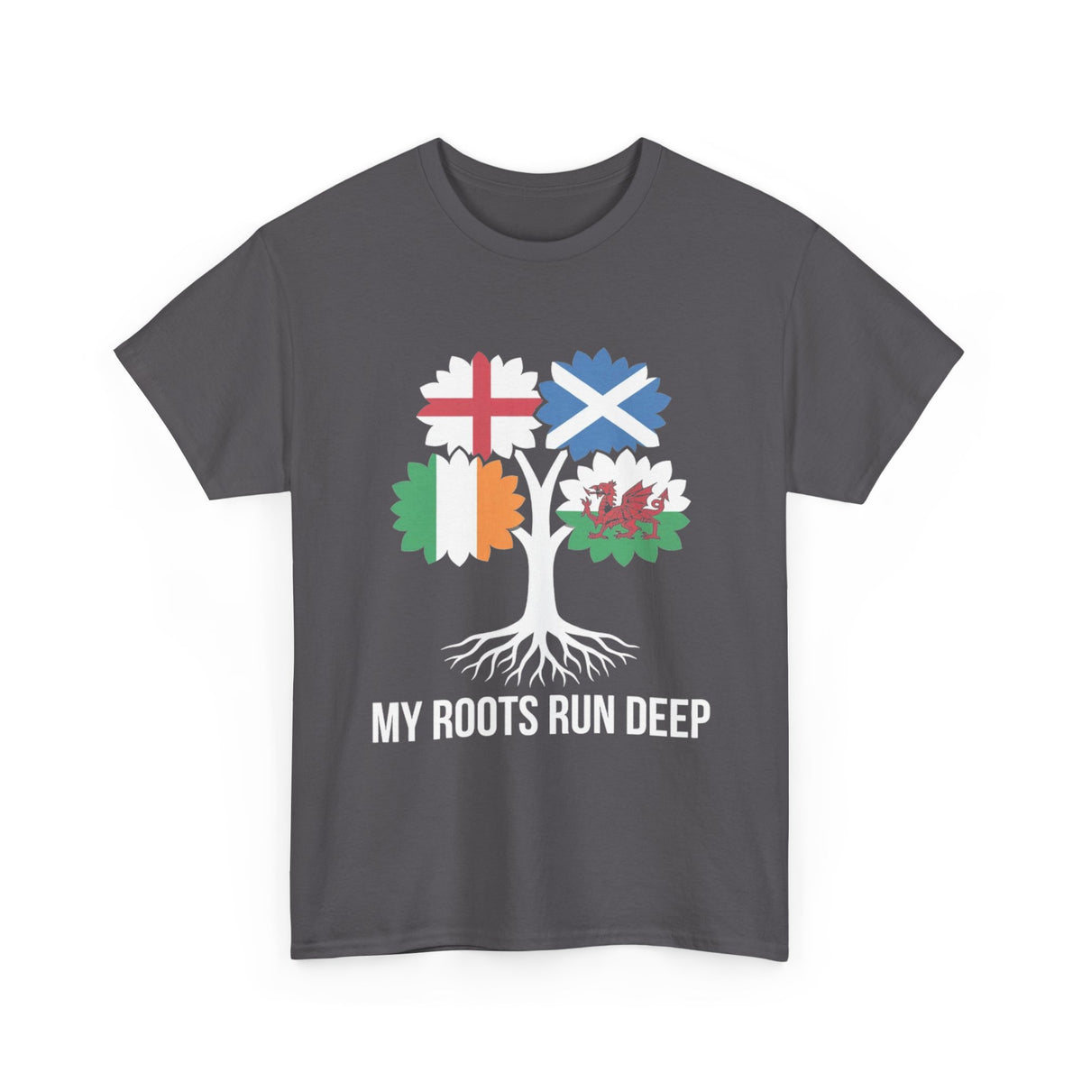 My Roots Run Deep — British Isles Flag Tree Tee