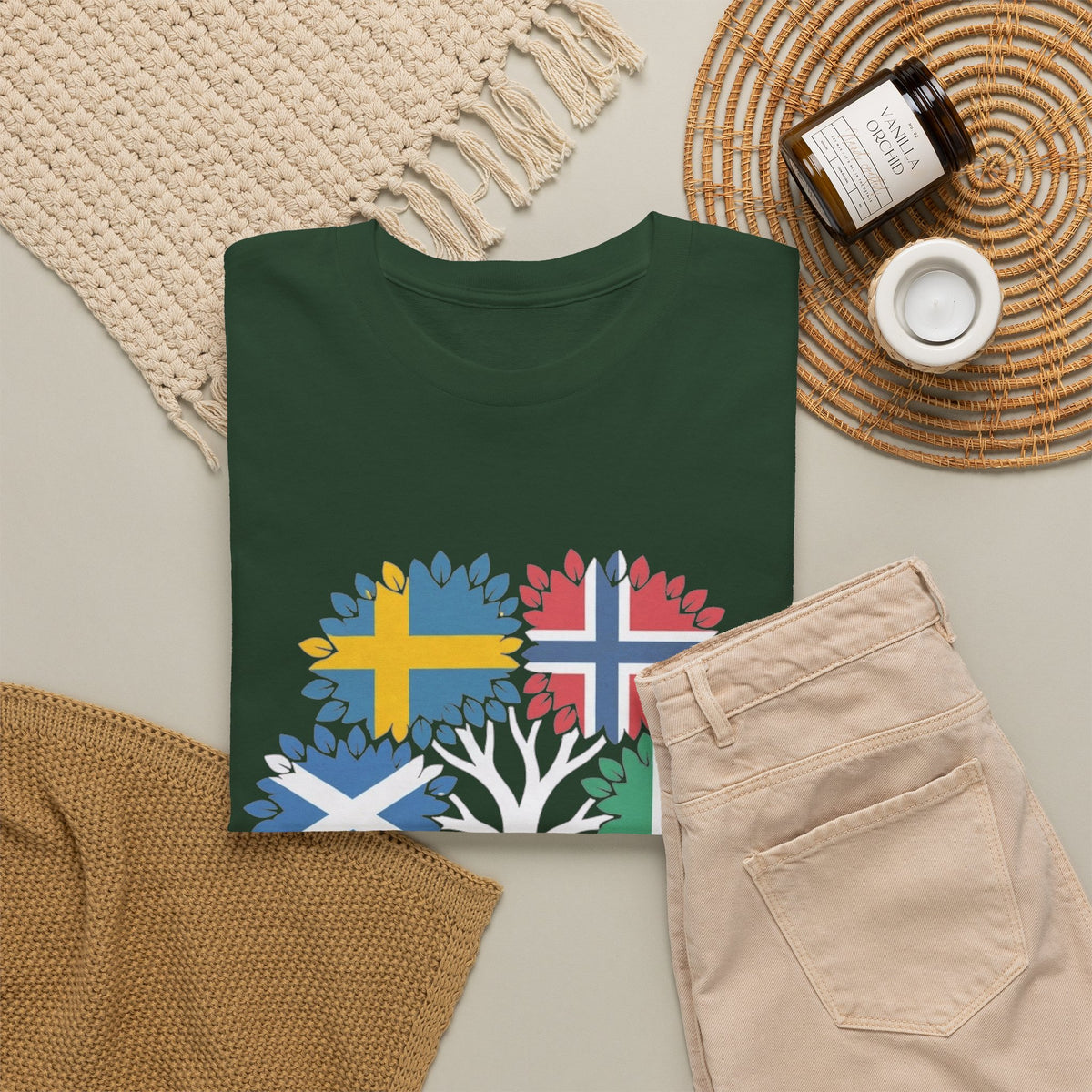 My Roots Run Deep — North Atlantic Flag Tree Tee