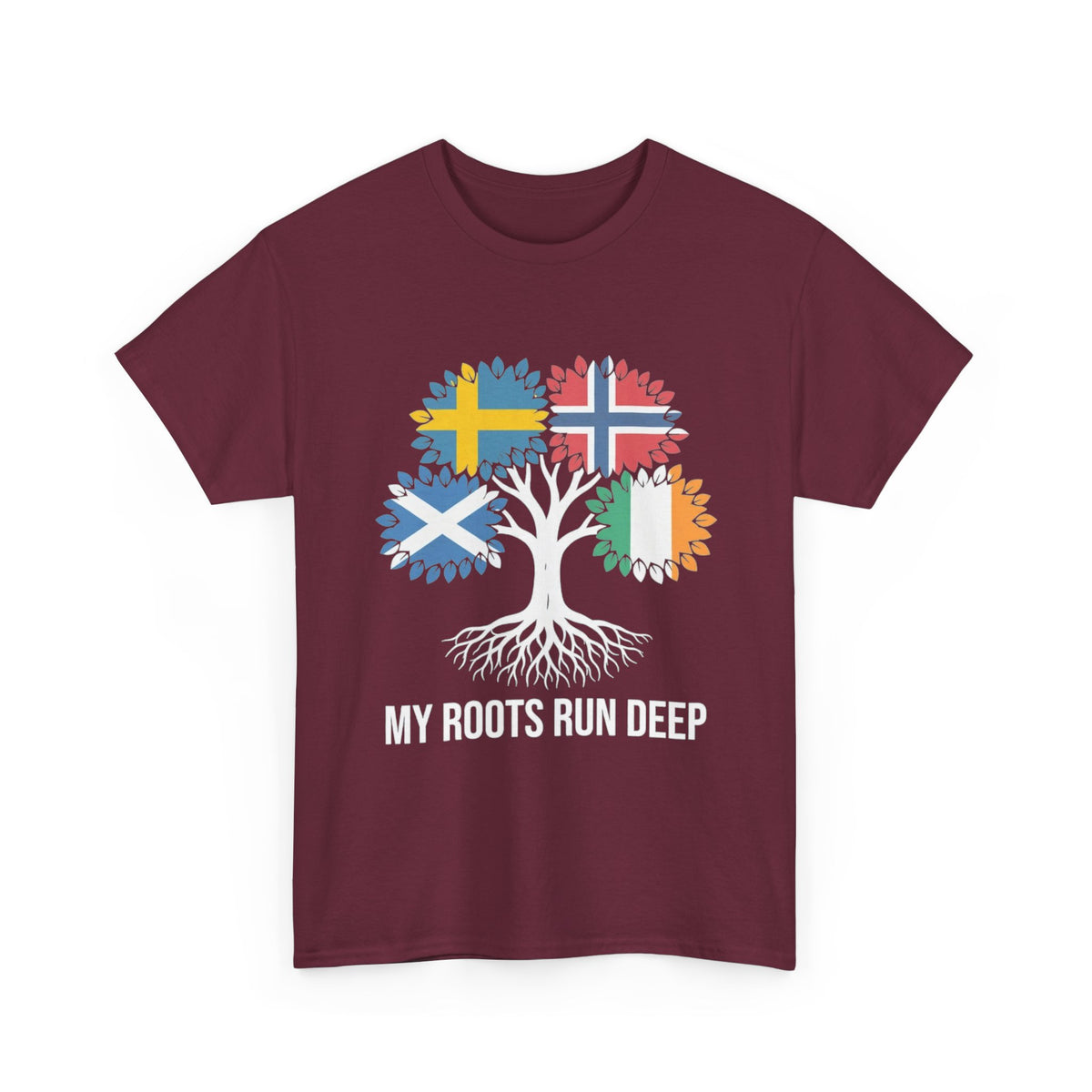 My Roots Run Deep — North Atlantic Flag Tree Tee