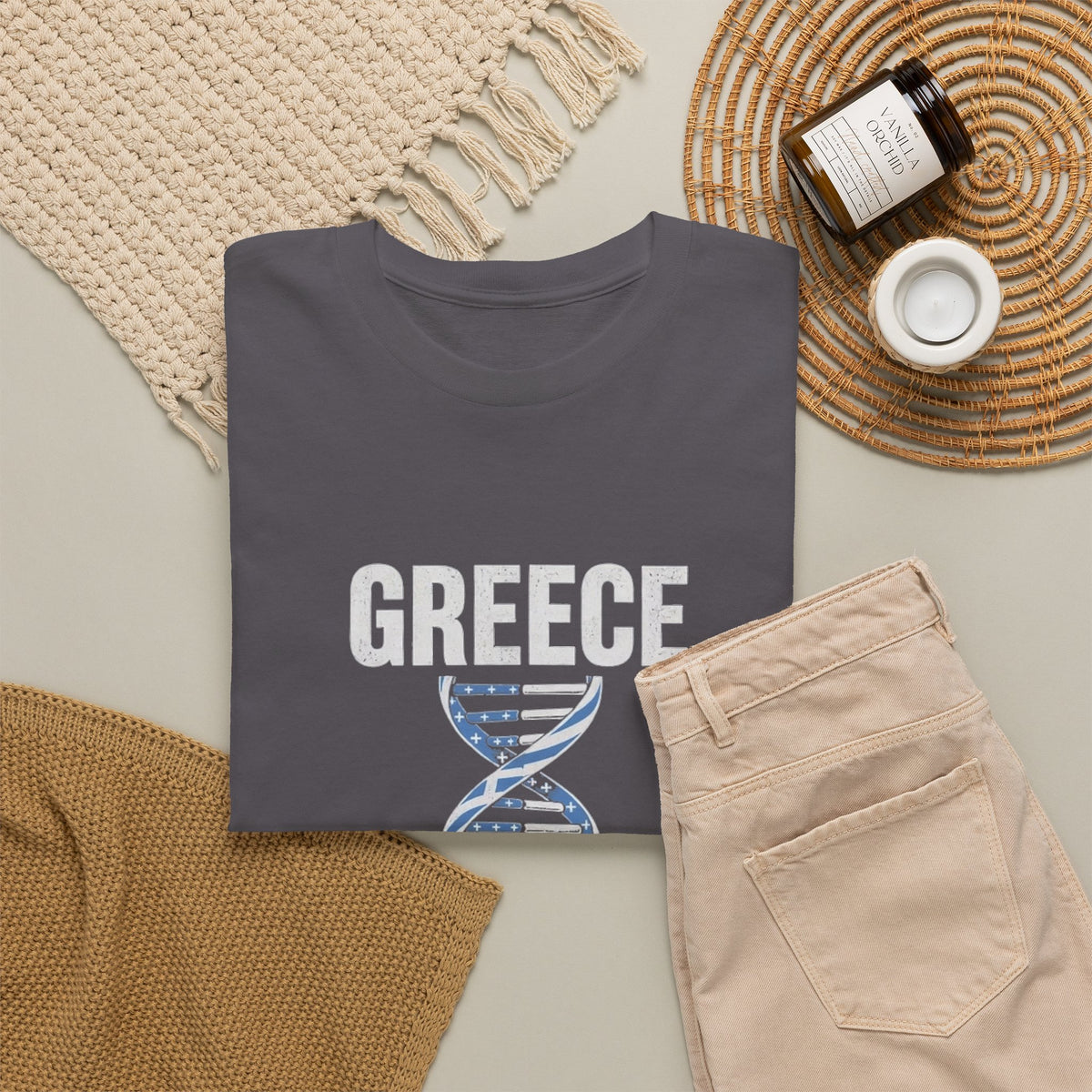 It's In My DNA — Greece Tee (Flipped Layout)