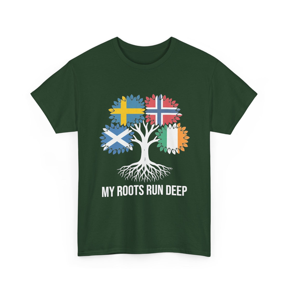 My Roots Run Deep — North Atlantic Flag Tree Tee