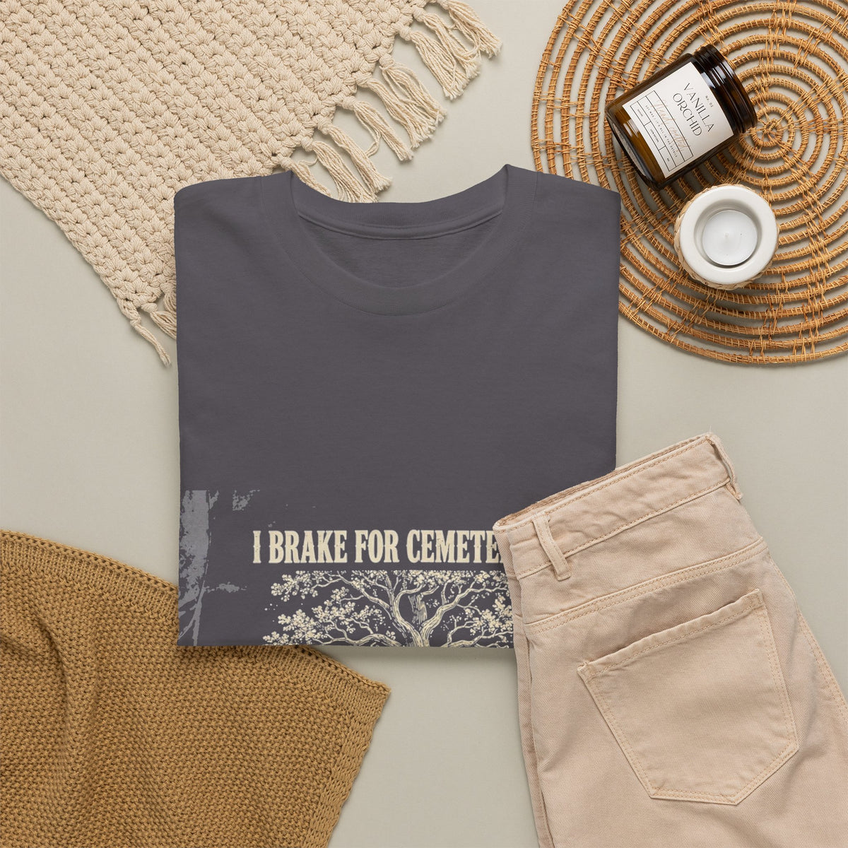 I Brake for Cemeteries Tee
