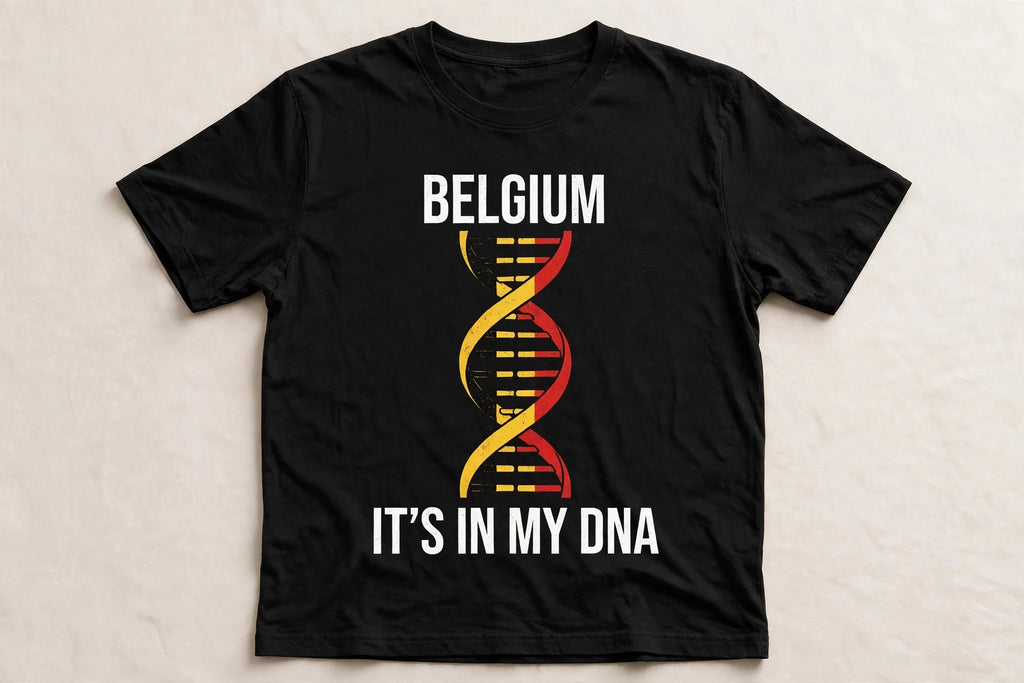It's In My DNA — Belgium Tee (Flipped Layout)