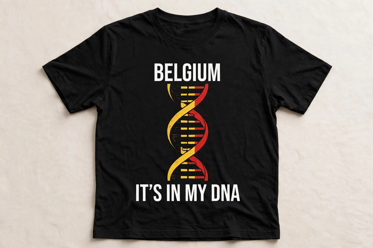 It's In My DNA — Belgium Tee (Flipped Layout)