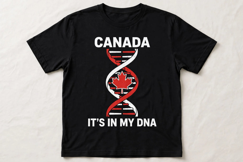 It's In My DNA — Canada Tee (Flipped Layout)