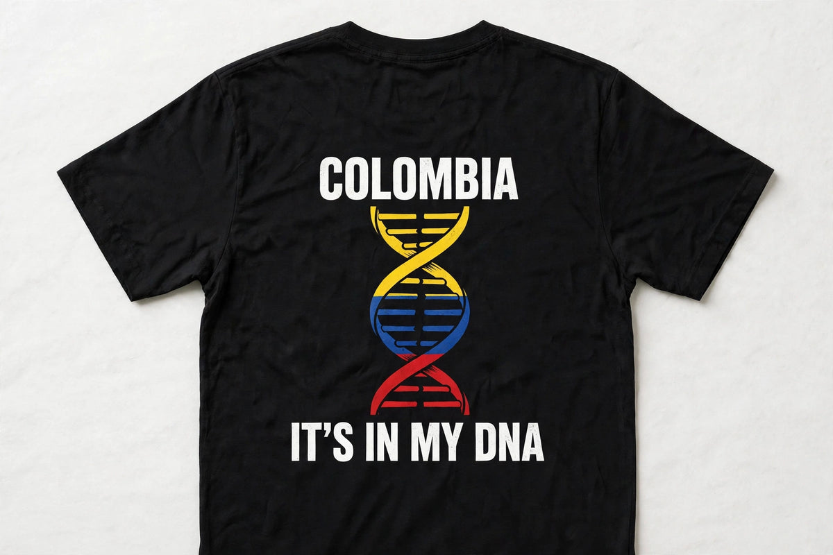 It's In My DNA — Colombia Tee (Flipped Layout)