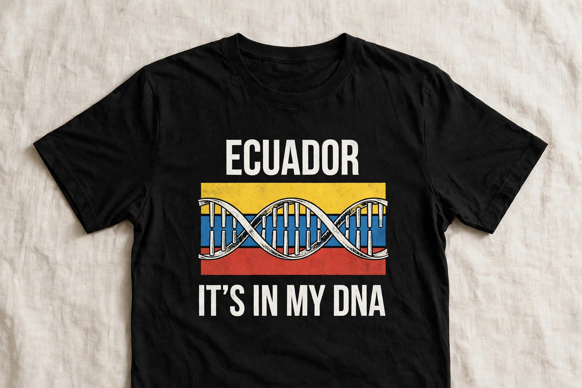 It's In My DNA — Ecuador Tee (Flipped Layout)