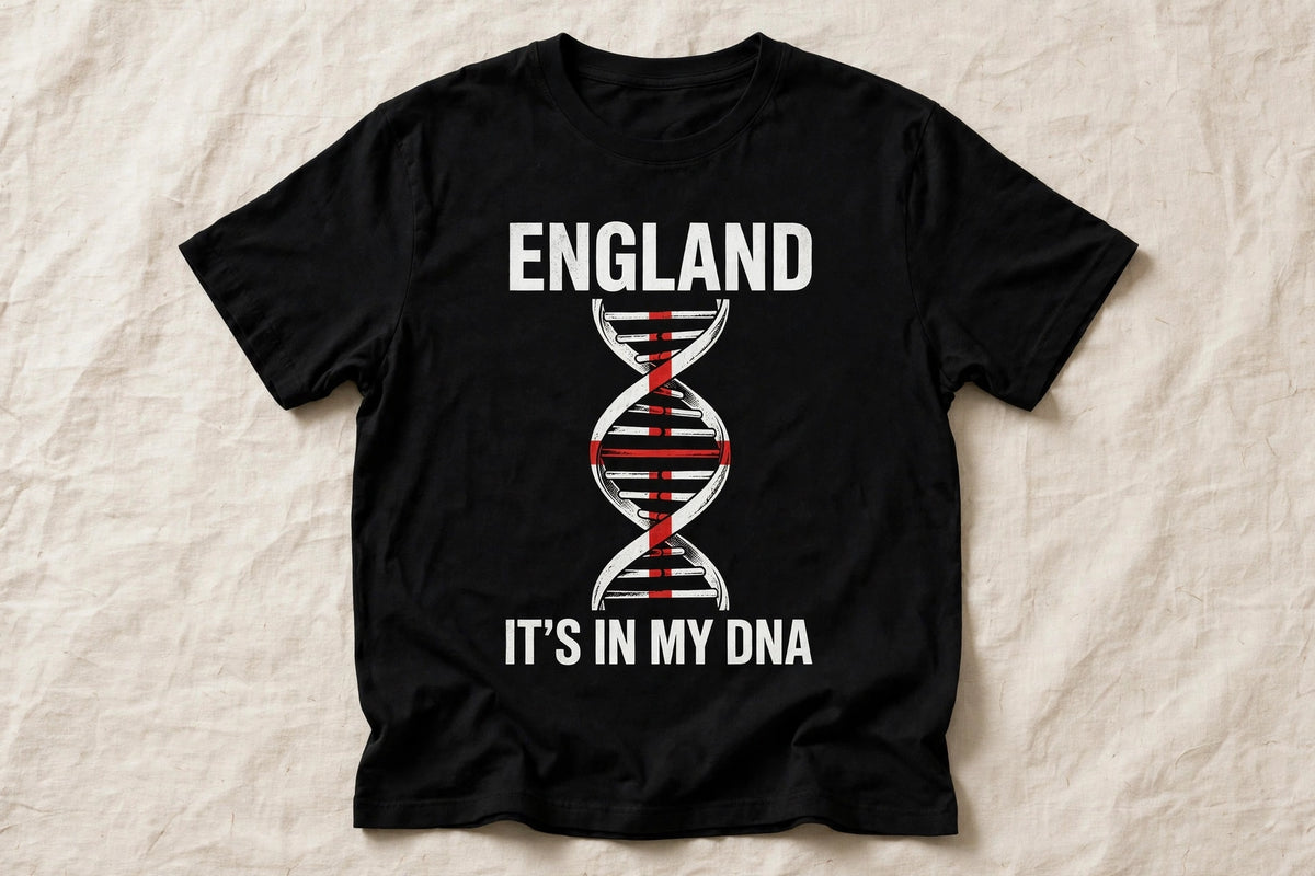 It's In My DNA — England Tee (Flipped Layout)