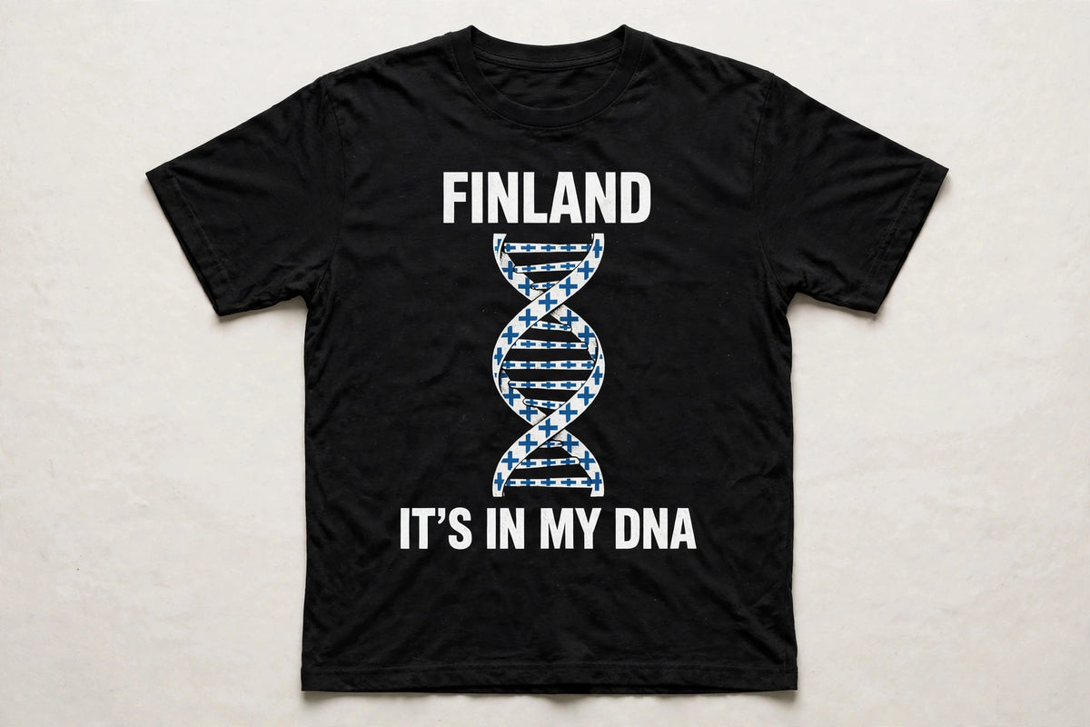 It's In My DNA — Finland Tee (Flipped Layout)