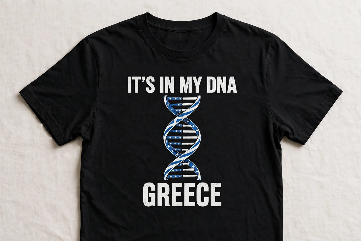 It's In My DNA — Greece Tee