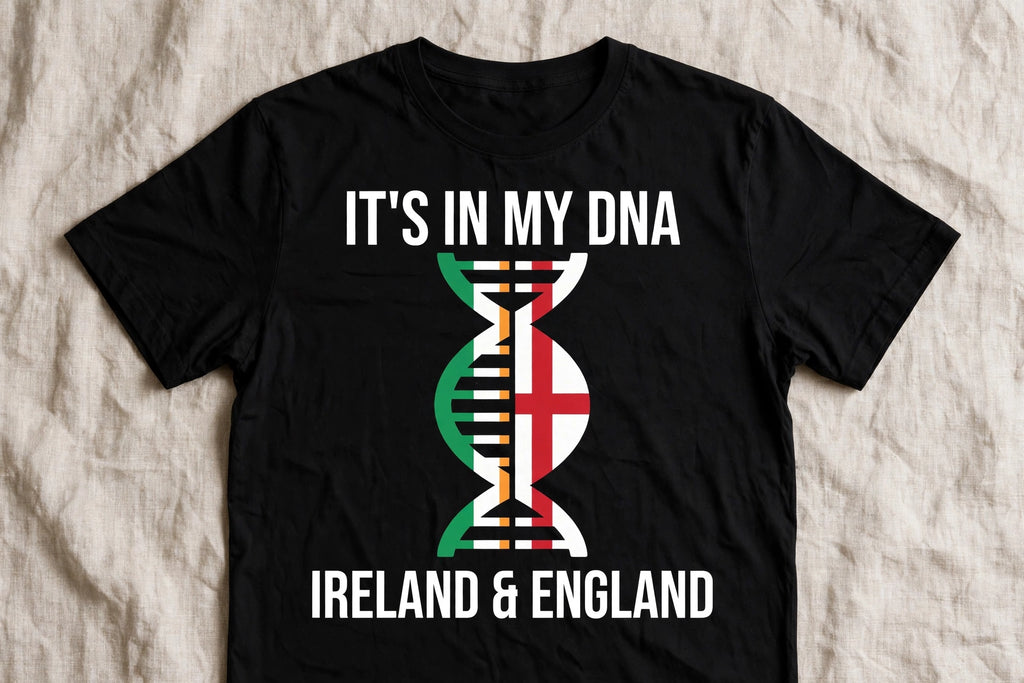 It's In My DNA — Ireland & England Tee