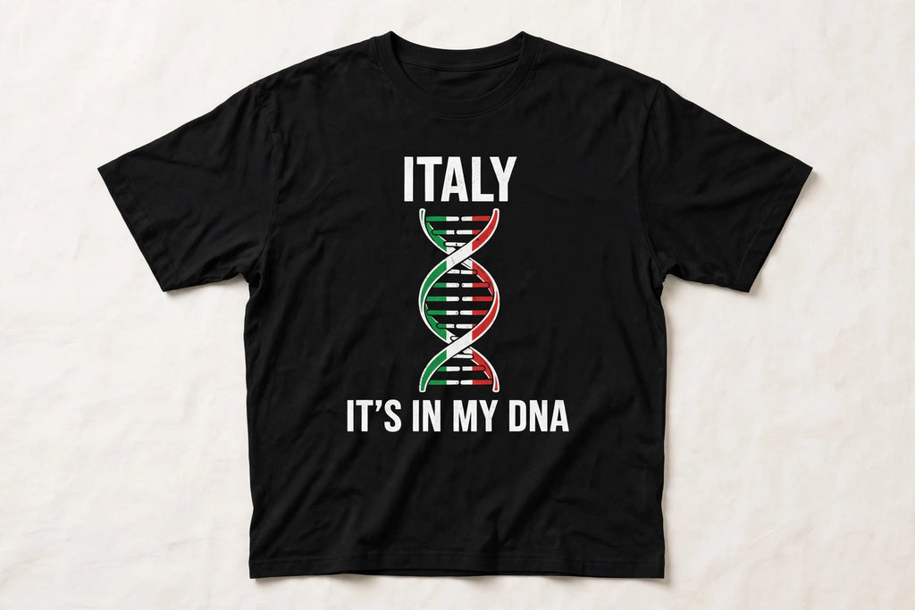 It's In My DNA — Italy Tee (Flipped Layout)
