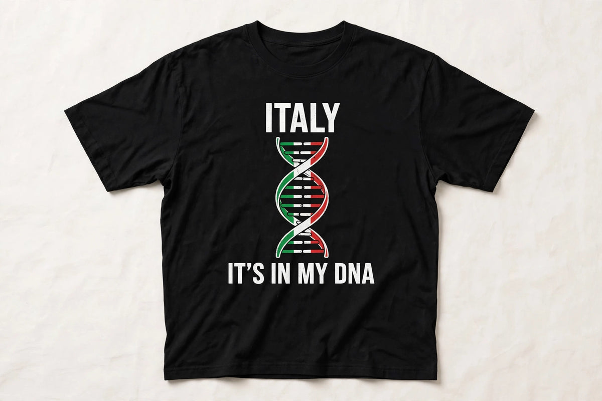 It's In My DNA — Italy Tee (Flipped Layout)