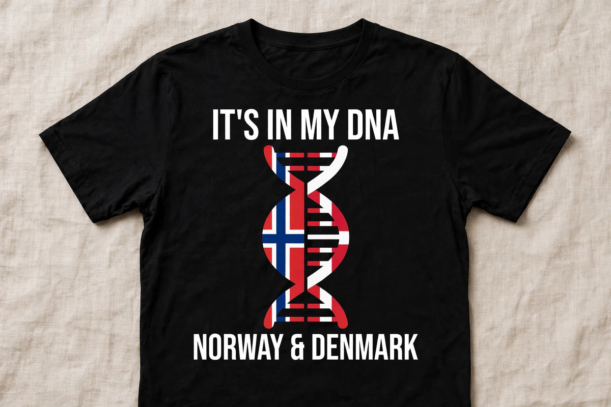 It's In My DNA — Norway & Denmark Tee
