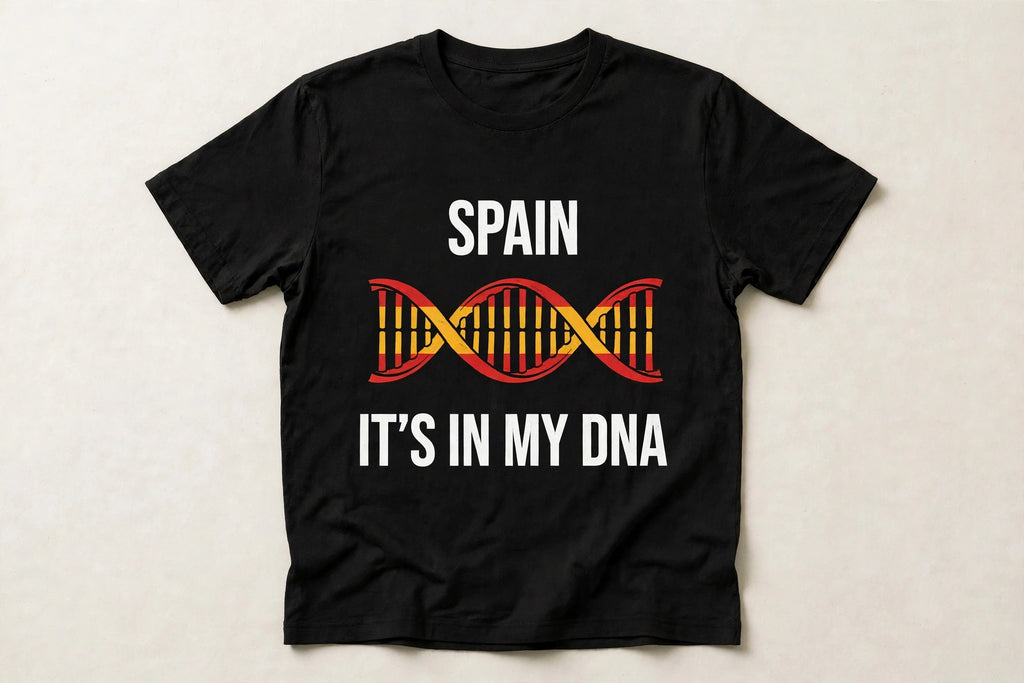 It's In My DNA — Spain Tee (Flipped Layout)