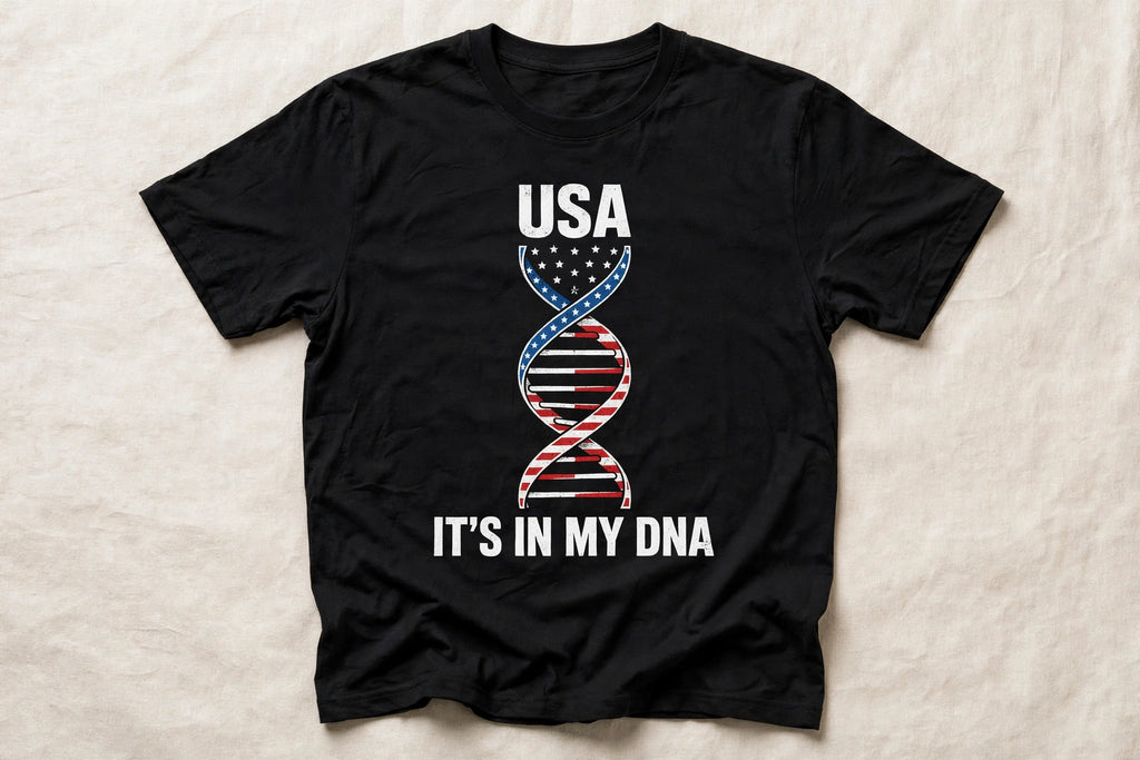 It's In My DNA — USA Tee (Flipped Layout)